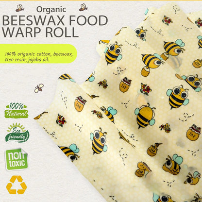 Reusable Beeswax Food Wrap Roll