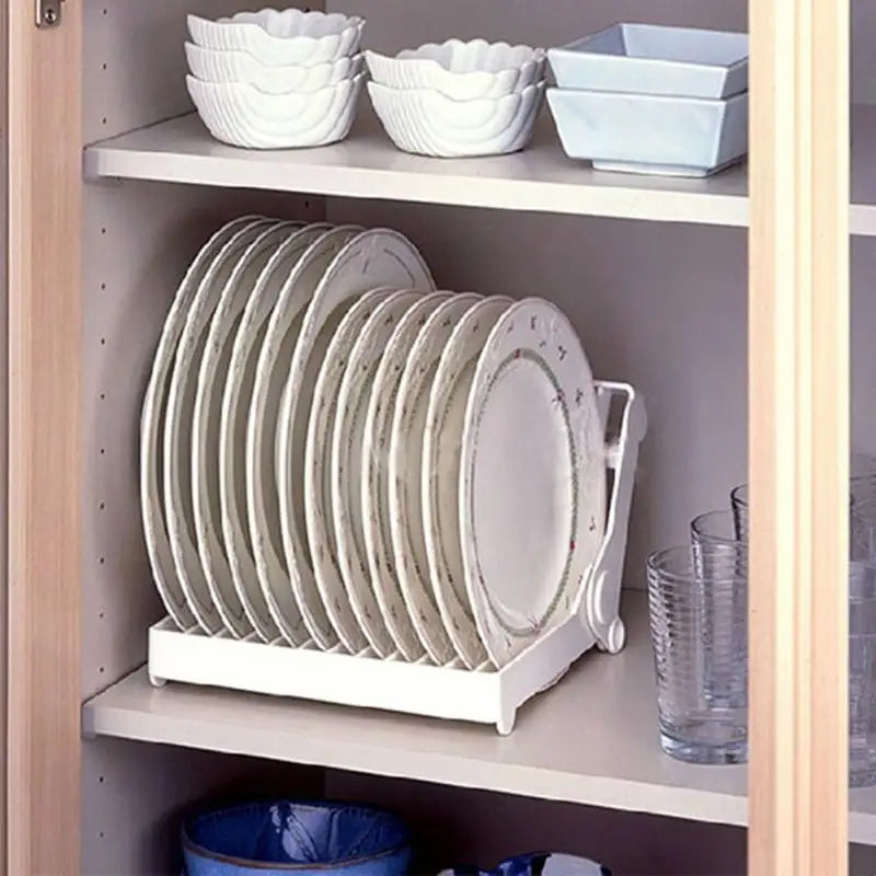 Kitchen Dish Drying Rack with Drain Tray