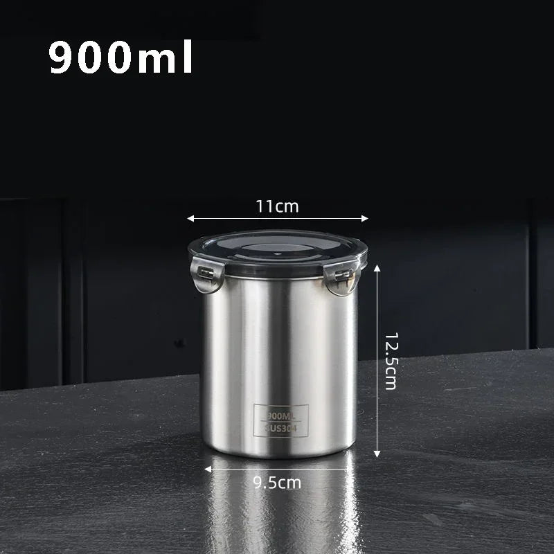 Airtight Stainless Steel Kitchen Organizer Tank