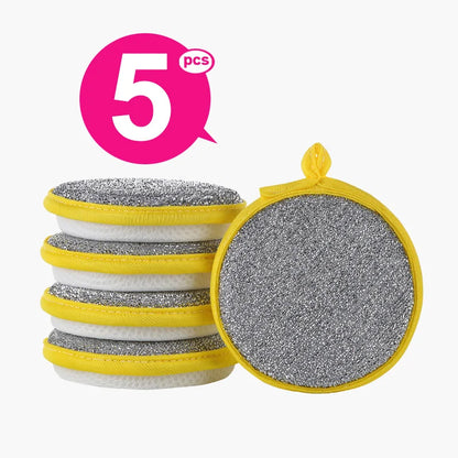 Double-Sided Dishwashing Sponge Set