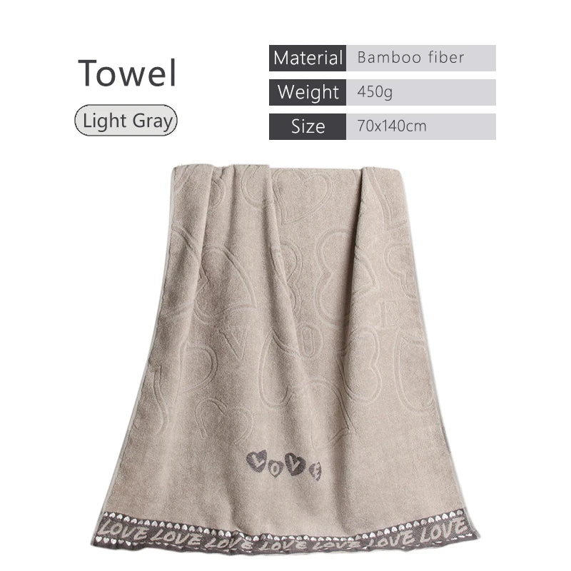 Luxury Bamboo Fiber Towel Set