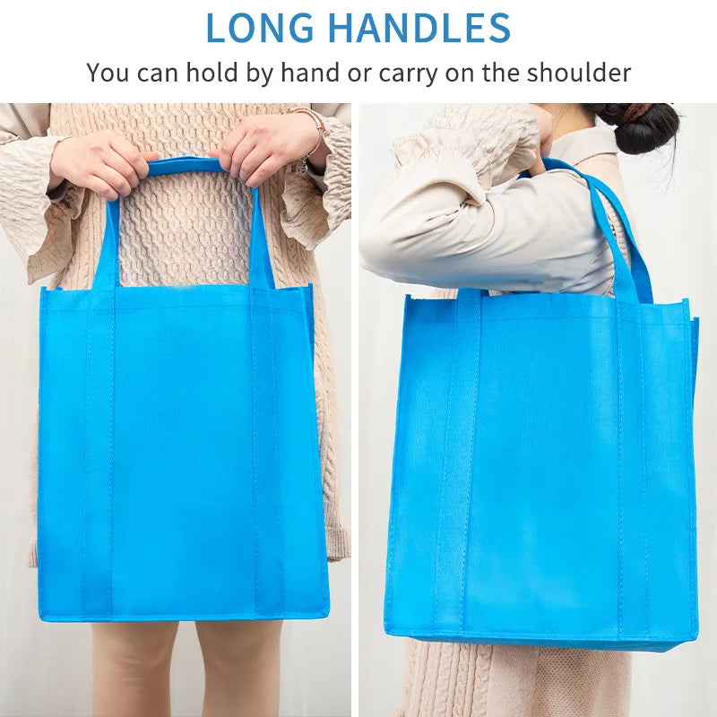 Foldable Reusable Shopping Tote Bag – Large Capacity