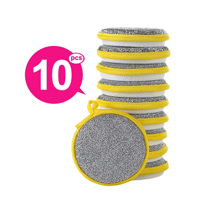 Double-Sided Dishwashing Sponge Set