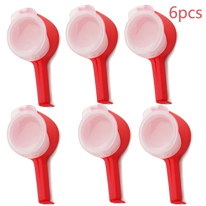 Food Bag Sealing Clips with Pour Spout