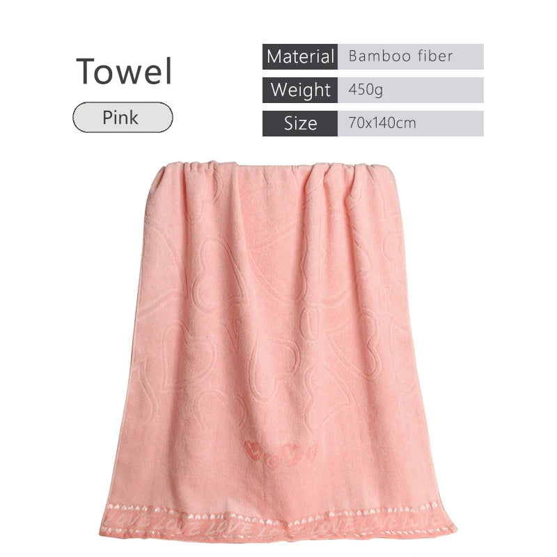 Luxury Bamboo Fiber Towel Set