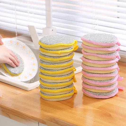 Double-Sided Dishwashing Sponge Set