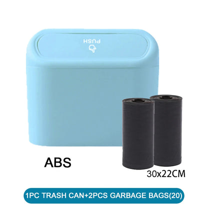 Mini Car Trash Bin with Lid