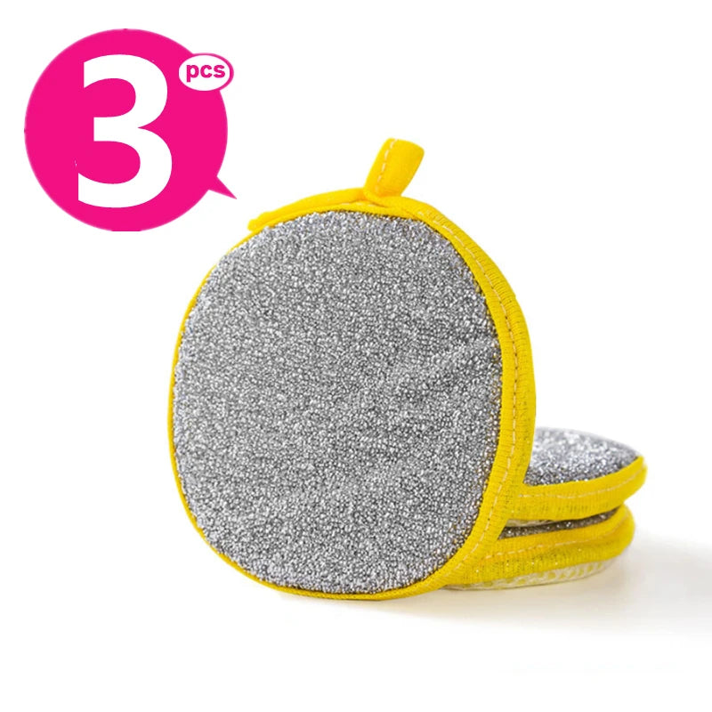 Double-Sided Dishwashing Sponge Set