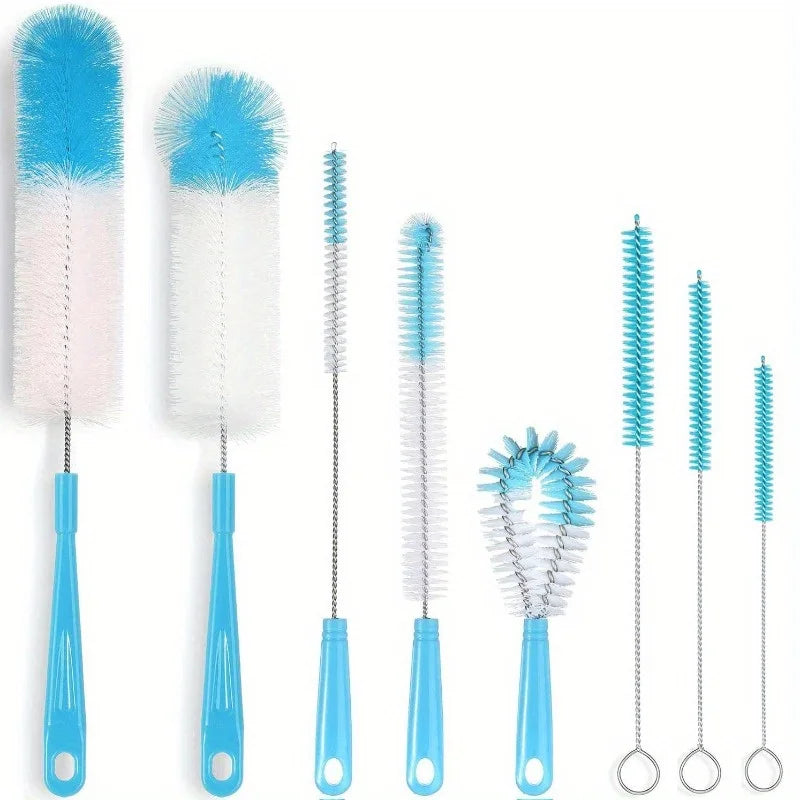 8-Piece Bottle Cleaning Brush Set