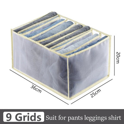Jeans Storage Organizer Box for Closet