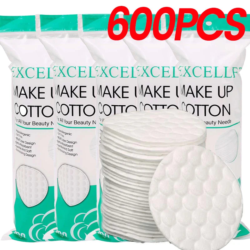 Soft Double-Sided Cotton Makeup Remover Pads