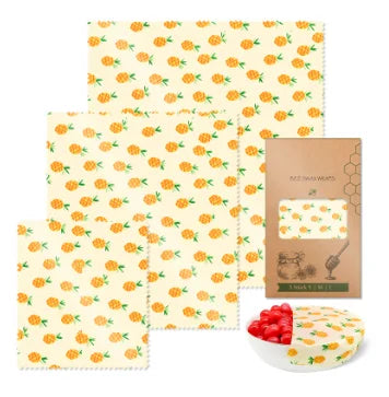 Reusable Beeswax Food Wrap Roll