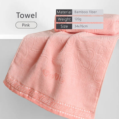 Luxury Bamboo Fiber Towel Set