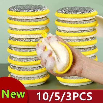 Double-Sided Dishwashing Sponge Set