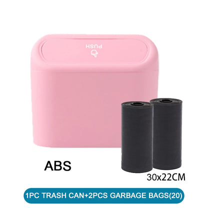 Mini Car Trash Bin with Lid