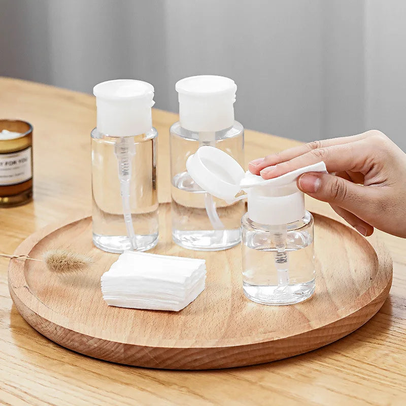 Refillable Push Pump Dispenser Bottle