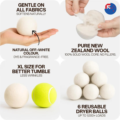 Reusable Wool Dryer Balls