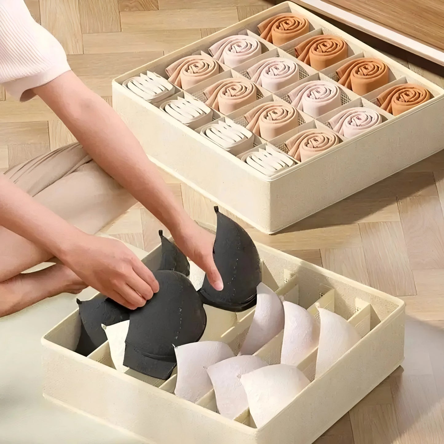 Underwear Drawer Organizer Box for Closet