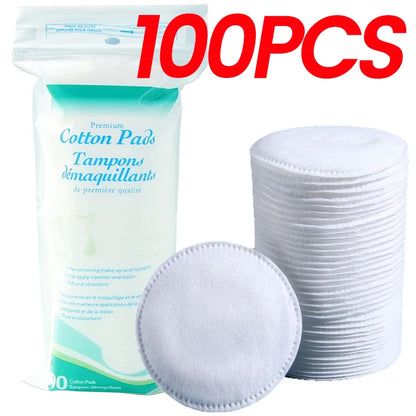 Soft Double-Sided Cotton Makeup Remover Pads