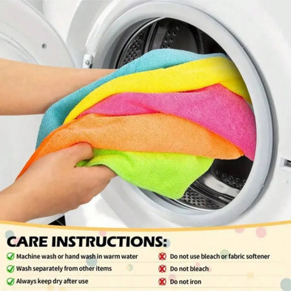Microfiber Cleaning Cloth Set – Soft & Absorbent
