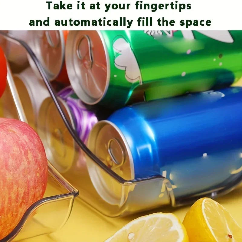 Auto Rolling Fridge Can Dispenser Organizer