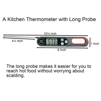 Instant Read Digital Meat Thermometer with Probe