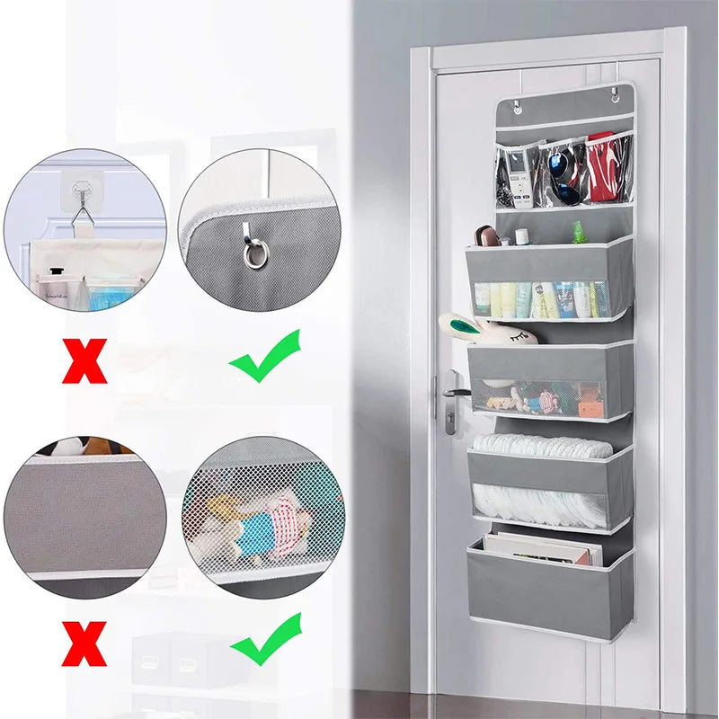 Multi-Pocket Hanging Wall Mount Organizer