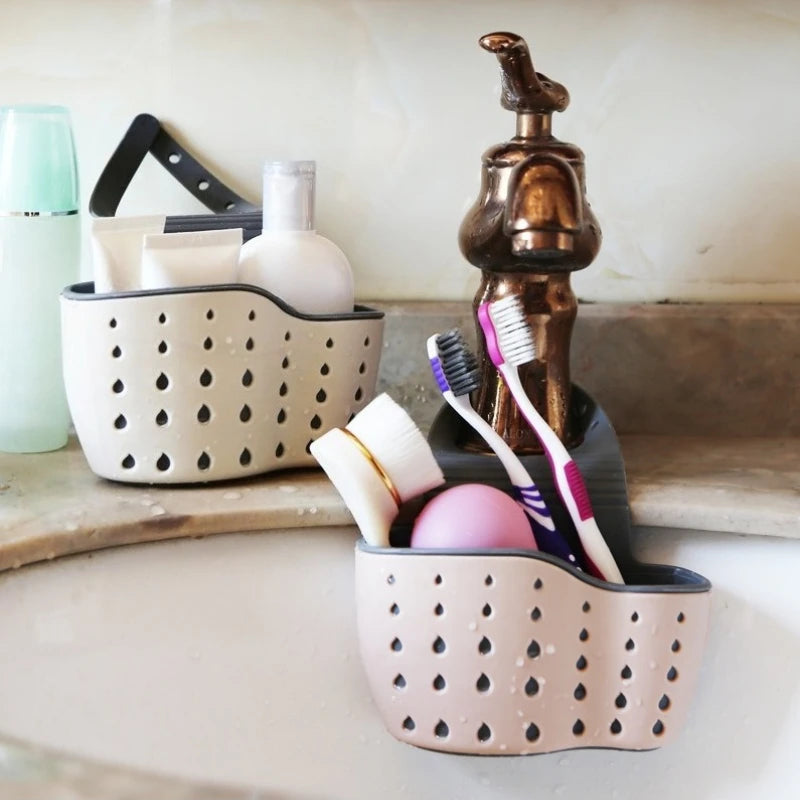 Adjustable Sink Drain & Storage Basket