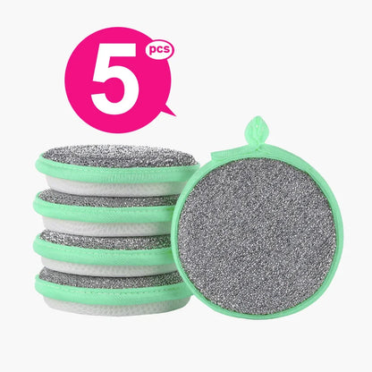 Double-Sided Dishwashing Sponge Set