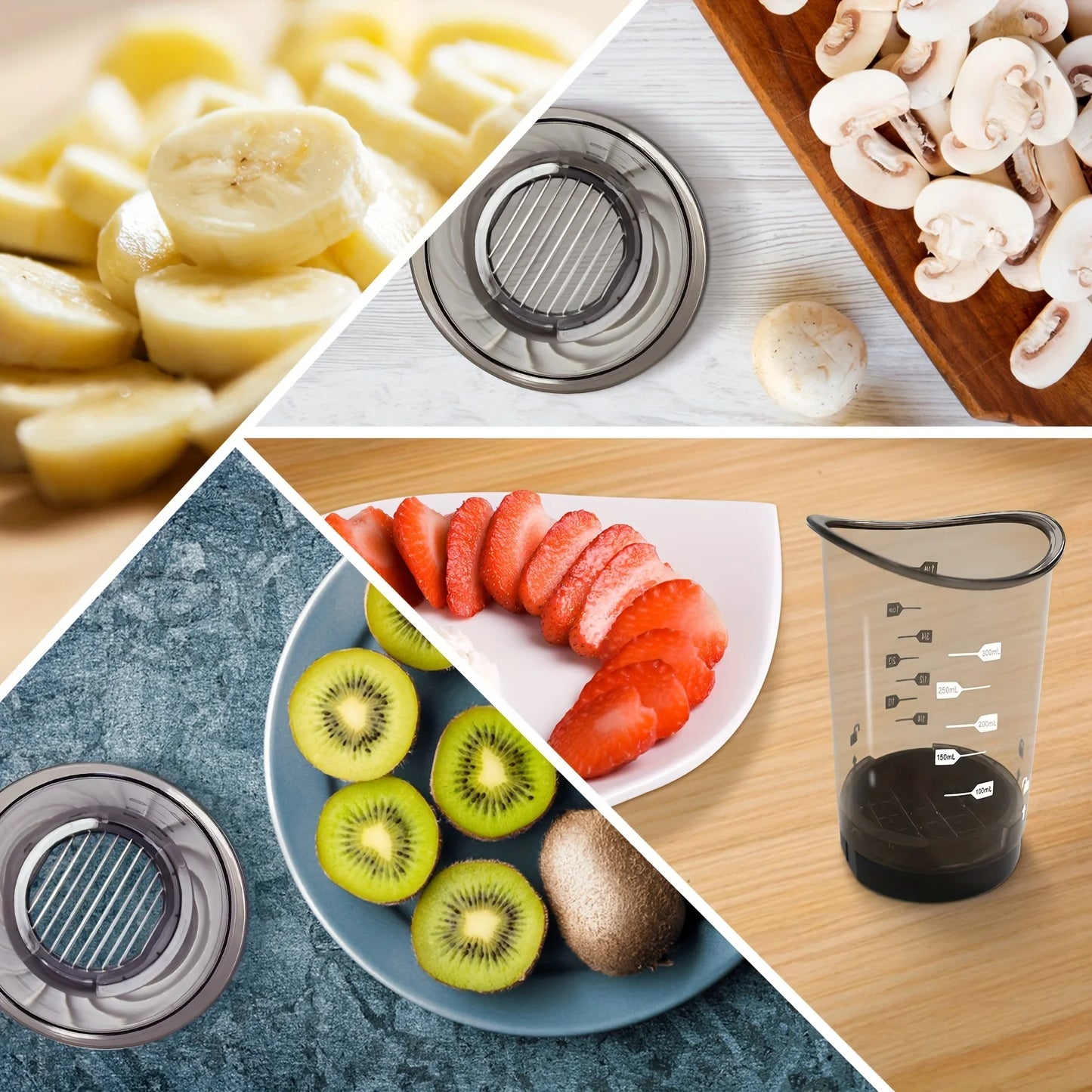 Multi-Functional Vegetable Chopper Cup
