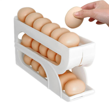 Automatic Rolling Egg Storage Rack